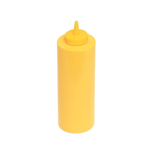 Thunder Group PLTHSB024Y 24 Oz. Yellow Plastic Squeeze Bottle
