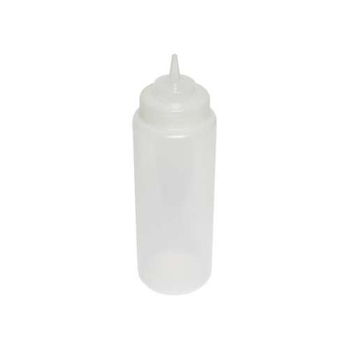 Thunder Group PLTHSB032CW 32 Oz. Clear Plastic Wide Mouth Squeeze Bottle