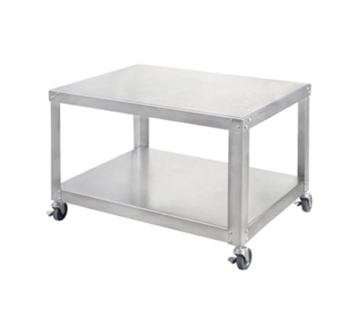Univex S-3B 32" W x 20" D x 30" H with Under Shelf and Locking Casters Stainless Steel Equipment Stand