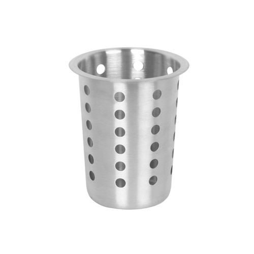 Thunder Group SLFC001 Stainless Steel Rimmed Flatware Cylinder