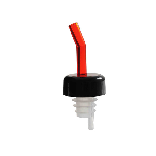 Thunder Group PLPR700RD Red Spout SAN (Plastic) Liquor Pourer