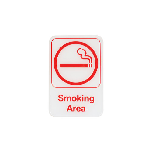 Thunder Group PLIS6906RD 6" x 9" Red Information Symbol Sign
