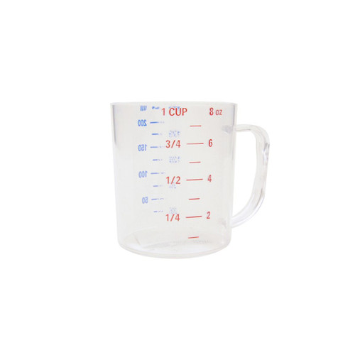 Thunder Group PLMD008CL 8 Oz. Clear Polycarbonate Measuring Cup