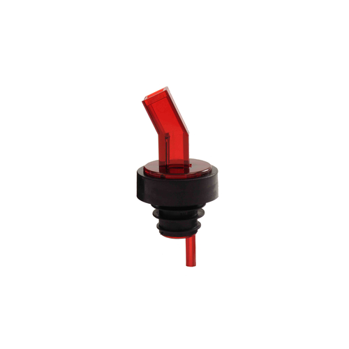 Thunder Group PLPR600RD Red SAN (Plastic) Liquor Pourer