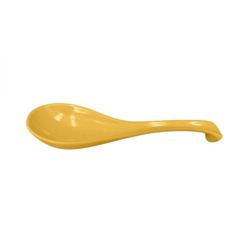 Thunder Group 7000Y 1 Oz. Yellow Melamine Serving Spoon