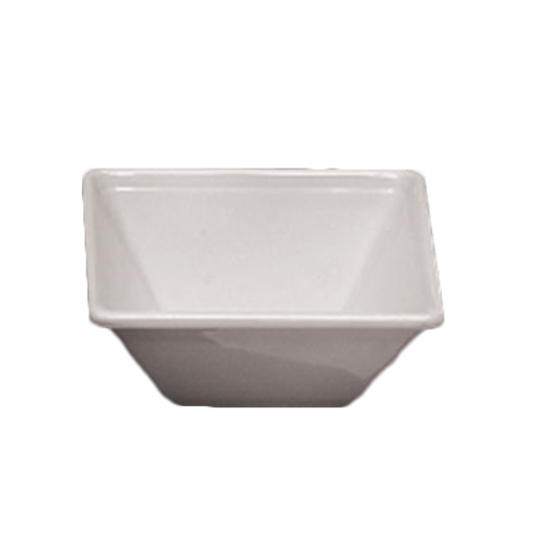 Thunder Group PS5005W 11 Oz. White Melamine Square Bowl