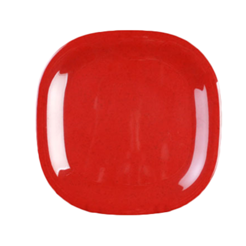 Thunder Group PS3008RD Red Melamine Square Plate