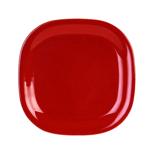 Thunder Group PS3008RD Red Melamine Square Plate