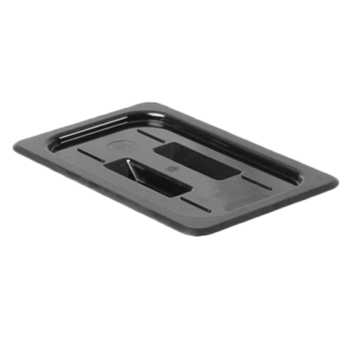 Thunder Group PLPA7140CBK Black Polycarbonate Food Pan