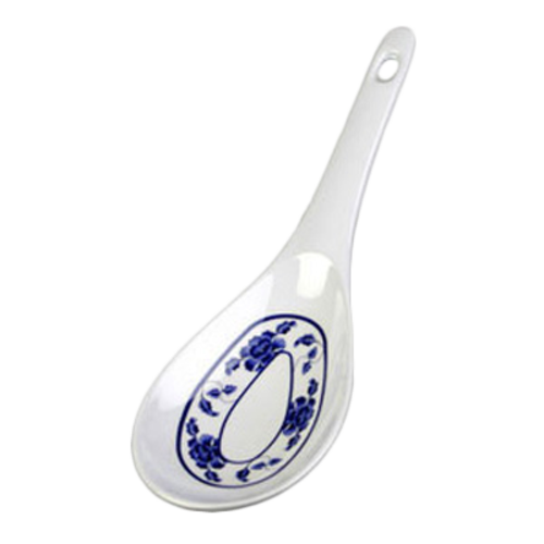 Thunder Group 7007B 2.5 Oz. Lotus Melamine with Hanging Hole Ladle or Spoon