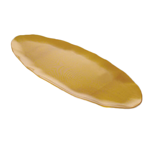 Thunder Group RF2024G Gold Melamine Oval Platter