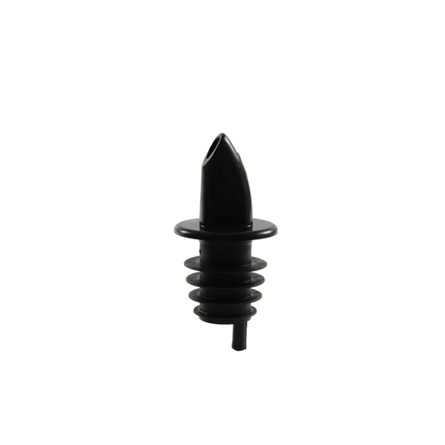 Thunder Group PLPR900BK Black EVA (Plastic) Liquor Pourer