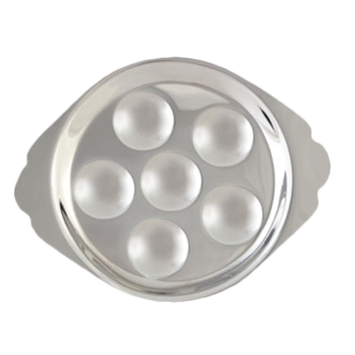 Thunder Group SLSN006D Stainless Steel 6 Holes Snail Dish