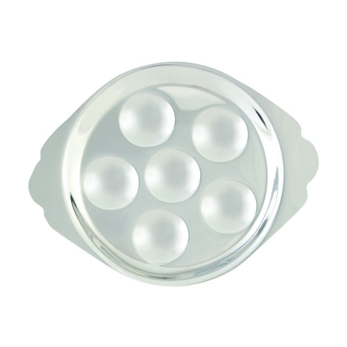 Thunder Group SLSN006D Stainless Steel 6 Holes Snail Dish
