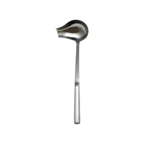 Thunder Group SLBF007 2 Oz. Stainless Steel 1-Piece Spout Ladle