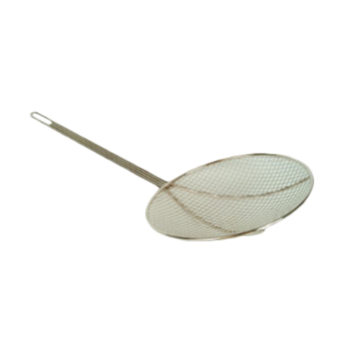 Thunder Group SLSKR513 17" L Nickle Plated Round Mesh Bowl Skimmer