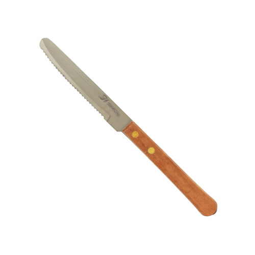 Thunder Group SLSK016 4" Stainless Steel Blade Wood Handle