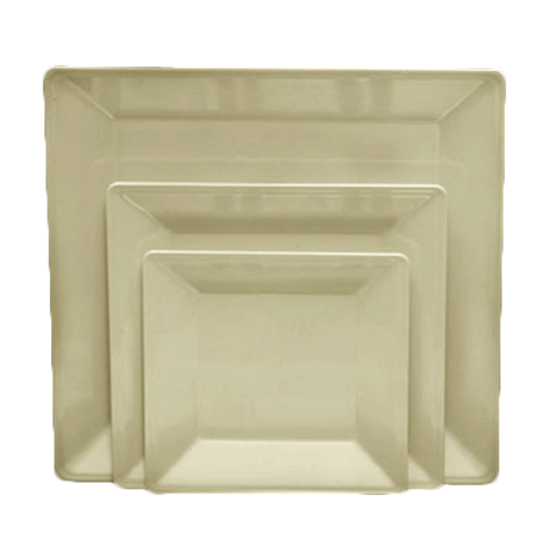 Thunder Group PS3214V Beige Melamine Square Plate