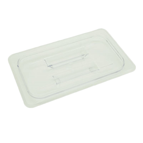 Thunder Group PLPA7140C 1/4 Size Clear Polycarbonate Solid Food Pan Cover