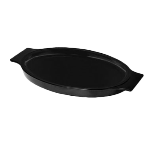 Thunder Group WDSP1108 Black Thermal-Plastic Oval Bakelite Platter Underliner for IRSP1108