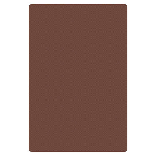 Thunder Group PLCB201505BR 20" W x 15" D x 0.5" H Brown Polyethylene Non-Absorbent Cutting Board