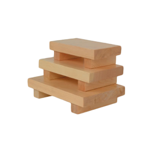 Thunder Group WSPW001 4.75" W Wood Sushi Plate