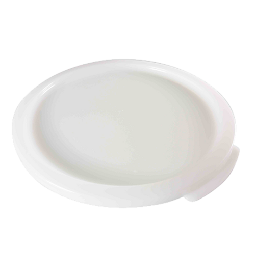 Thunder Group PLRFC0608PP White Round Polypropylene Food Storage Container Cover
