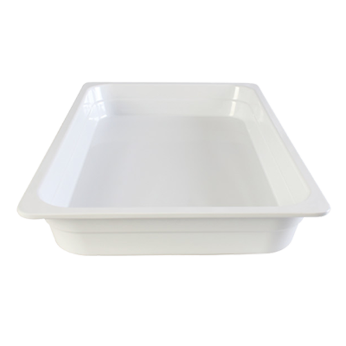 Thunder Group GN1002W Full Size White Melamine Food Pan