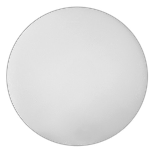 Thunder Group PLRCB001 14" Dia. x 1" Thick White Polyethylene Round Cutting Board