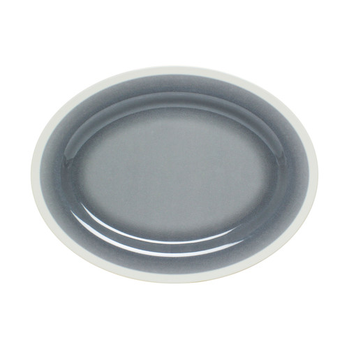 Thunder Group SD2121H 21" x 15" Oval Graham Melamine Platter
