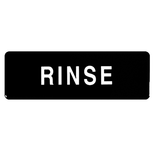 Thunder Group PLIS9339BK 9" W Black Background Information Symbol Sign