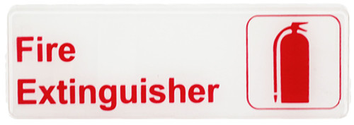 Thunder Group PLIS9316RD 9" x 3" Red Information Symbol Sign