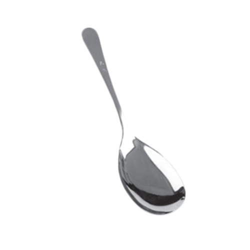 Thunder Group SLTTS001 10" L Stainless Steel Non-Insulated Handle Serving Spoon