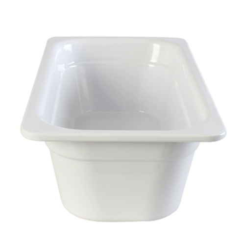 Thunder Group GN1134W 1/3 Size White Melamine Food Pan