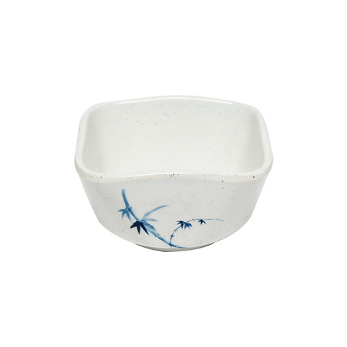 Thunder Group 1035BB 6 Oz. Blue Bamboo Melamine Side Dish