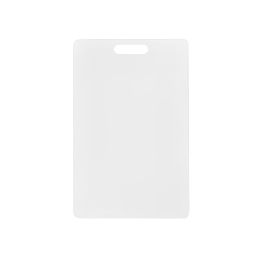 Thunder Group PLCB004 18" W x 12" D x 0.5" H White Plastic with Handle Hole Cutting Board