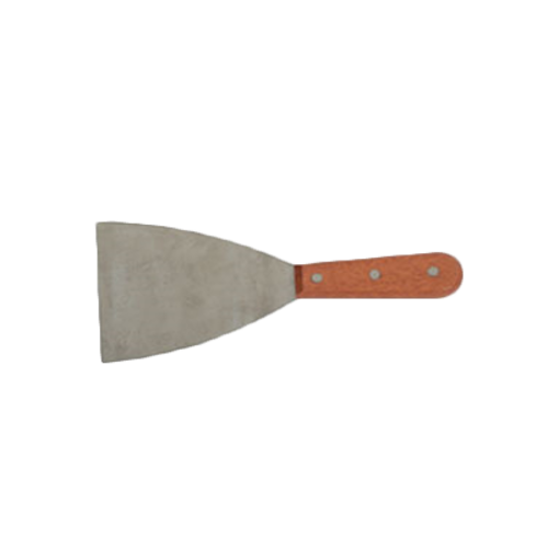 Thunder Group SLTWBS004 4" Stainless Steel Blade Wood Handle Pan Scraper