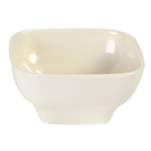 Thunder Group PS3106V 20 Oz. Beige Melamine Square Bowl
