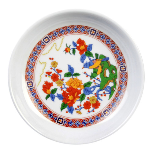 Thunder Group 102.8TP 2 Oz. Melamine Peacock Sauce Dish