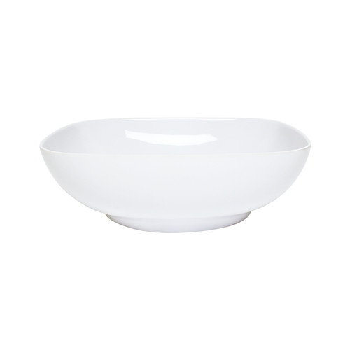 Thunder Group PS3111W 8 Oz. White Square Melamine Square Bowl