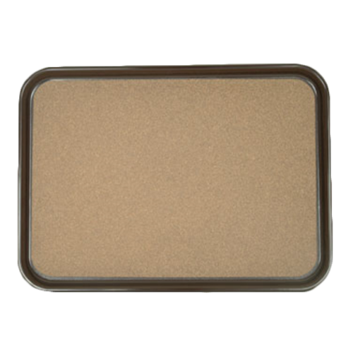Thunder Group PLRT1612CK 16" W x 12" D ABS-Plastic Rectangular with Cork Surface Serving Tray