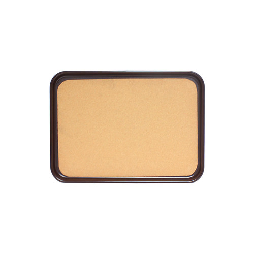 Thunder Group PLRT1612CK 16" W x 12" D ABS-Plastic Rectangular with Cork Surface Serving Tray