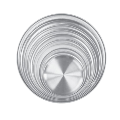 Thunder Group ALPTWR013 13" W Aluminum Solid Wide Rim Pizza Tray