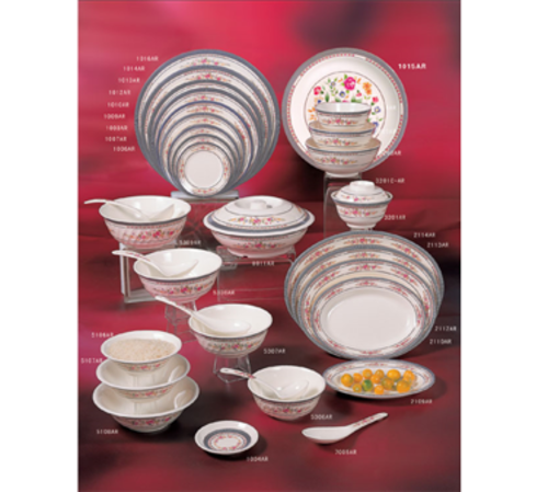 Thunder Group 7005AR 1.5 Oz. Rose Melamine with Hanging Hole Rice Ladle