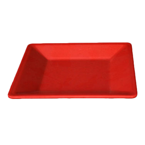 Thunder Group PS3204RD Red Melamine Square Plate