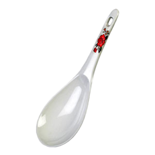 Thunder Group 7005TL 1.5 Oz. Thailand Melamine with Hanging Hole Rice Ladle