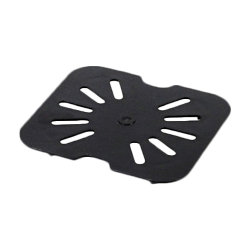 Thunder Group PLPA7160DSBK 1/6 Size Black Polycarbonate Drain Shelf