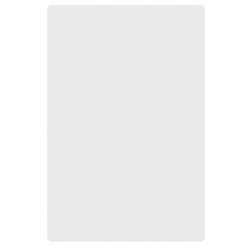 Thunder Group PLCB241805WH 24" W x 18" D x 0.5" H White Polyethylene Non-Absorbent Cutting Board