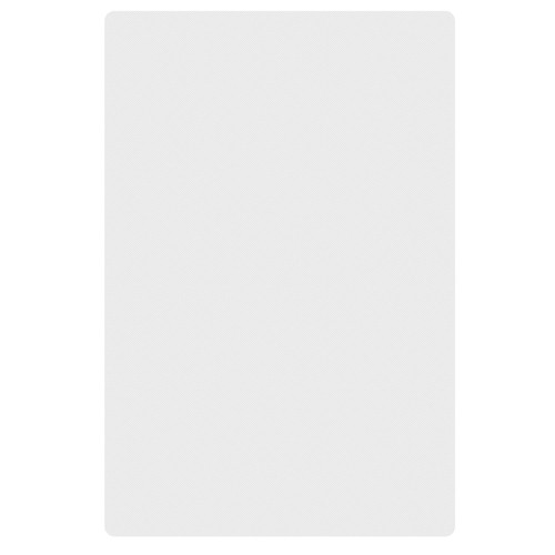 Thunder Group PLCB241805WH 24" W x 18" D x 0.5" H White Polyethylene Non-Absorbent Cutting Board