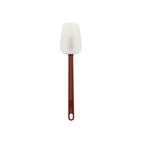 Thunder Group PLSP014SHR 14" Long Silicone Blade with Red Plastic Handle Scraper or Spoon